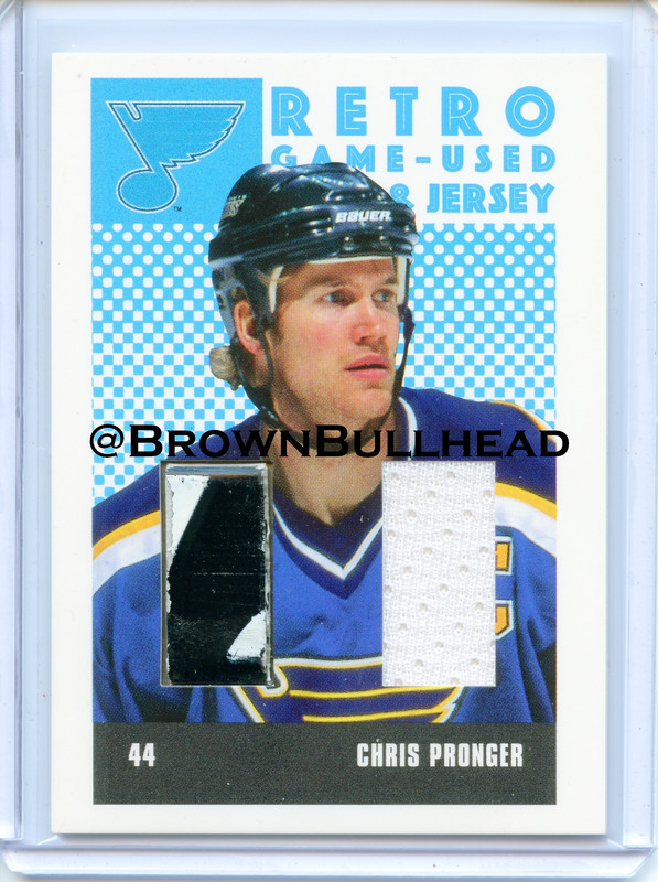 Stick Jersey RSJ-23 Chris Pronger St. Louis Blues COPY 13A
