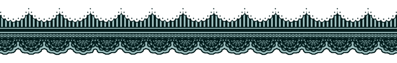 Black lace divider
