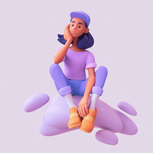 Pensive girl, alina3art