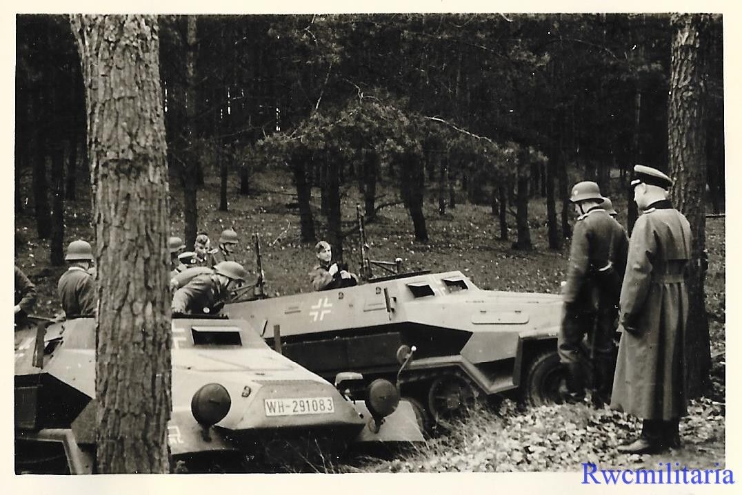 German Panzergrenadiers w SdKfz.251 Schützenpanz