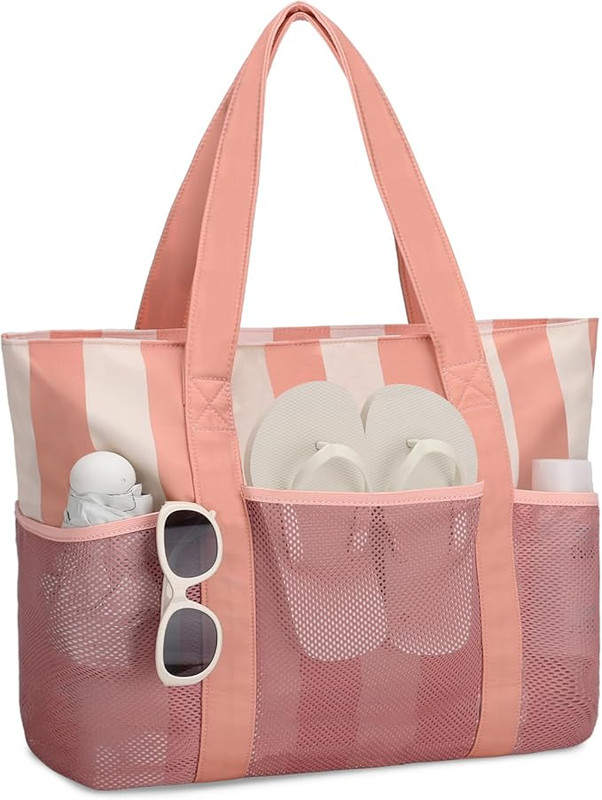Mesh Beach Bag for Women