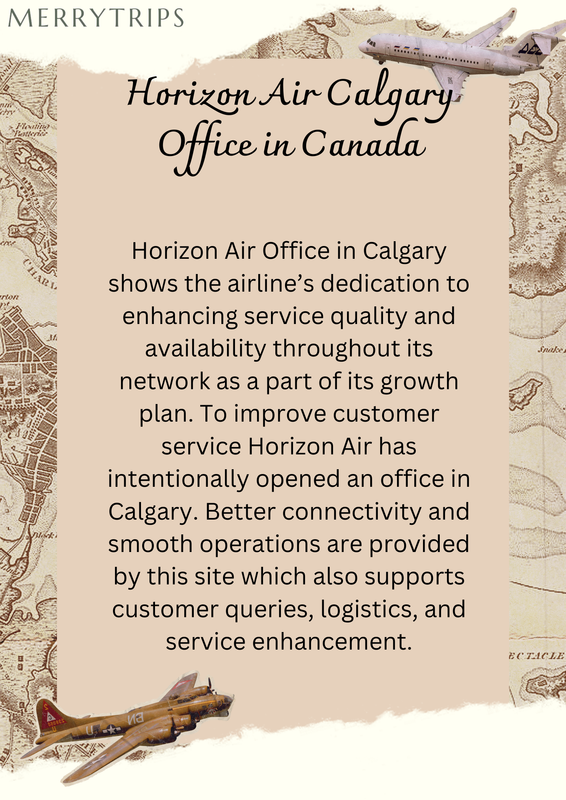 Horizon Air Calgary Office in Canada