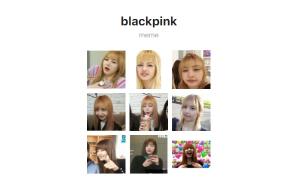 Stiker bergerak WhatsApp (WA) Blackpink