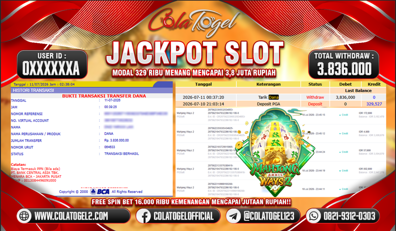JACKPOT SLOT GACOR!!