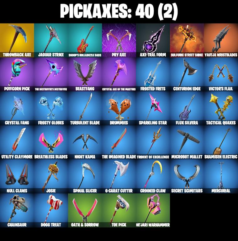 pickaxes comp