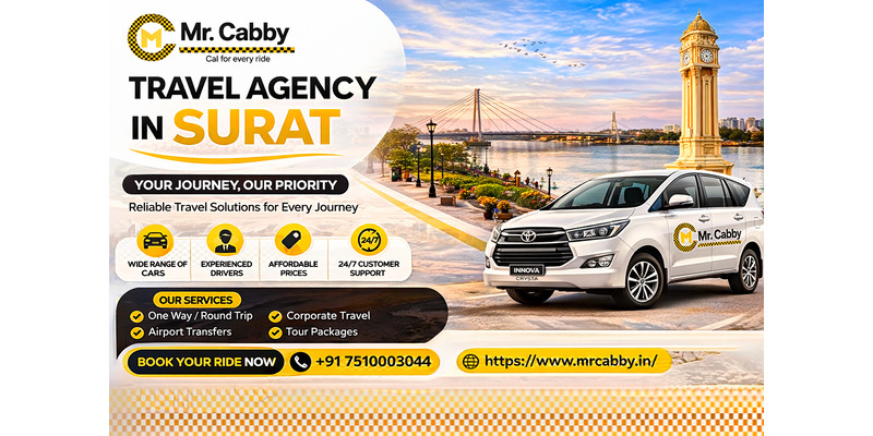 Mr Cabby taxi services in Surat