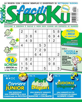 Facili Sudoku – Novembre 2021