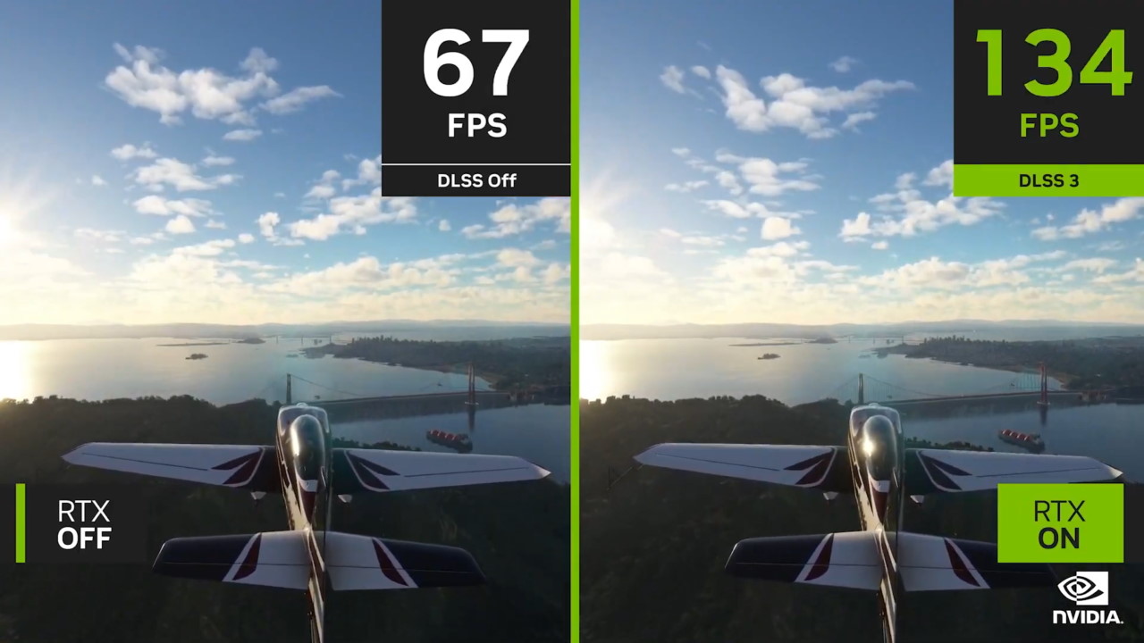 MSFS shown at GTC to showcase DLSS 3.0 100+ FPS!!! - Microsoft Flight Simulator (2020) - The AVSIM Community