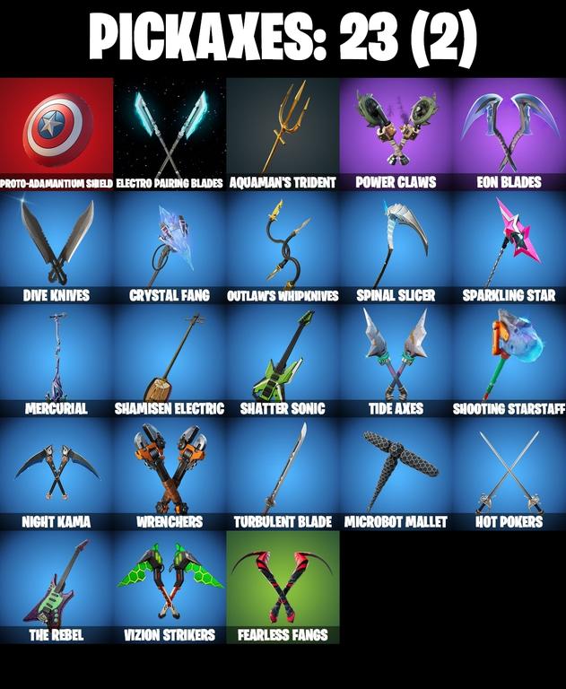 pickaxes comp