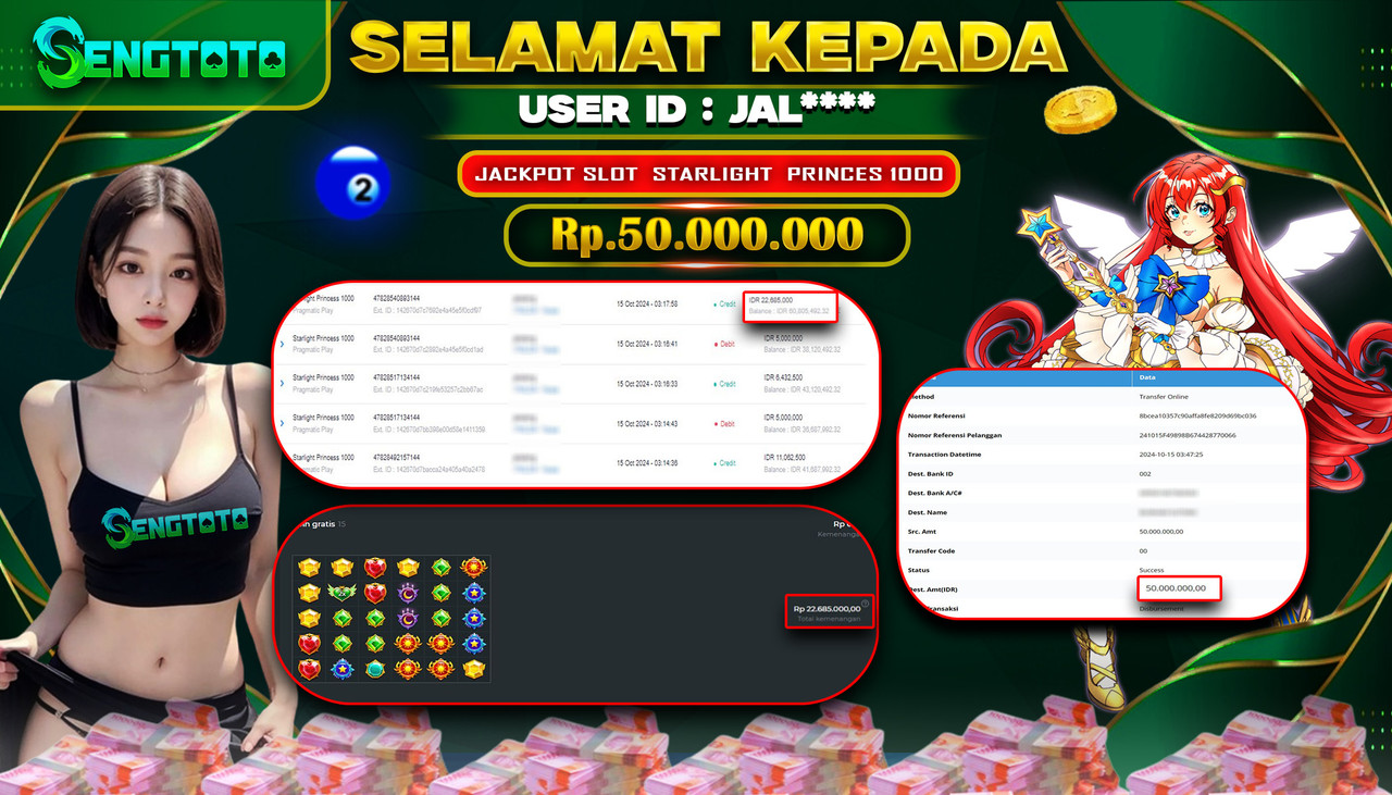 BUKTI PEMBAYARAN SLOT STARLIGHT PRINCESS 1000