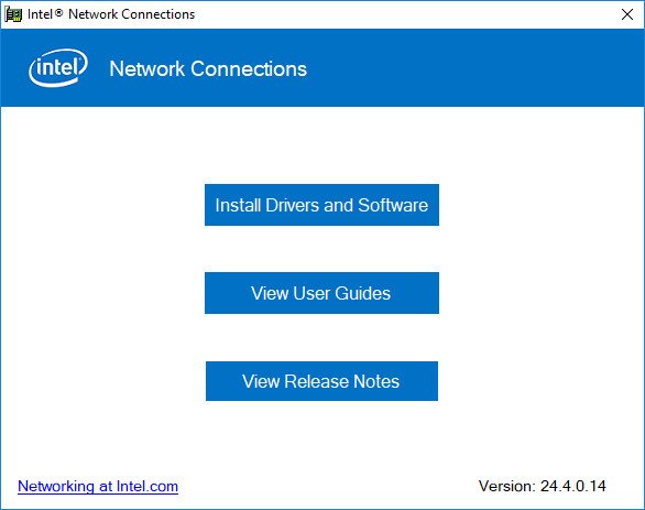 Intel Ethernet Adapter Complete Driver Pack 26.8