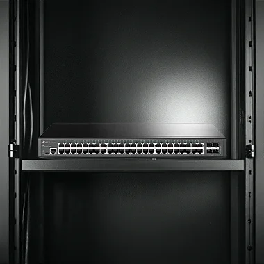 Switch TL-SG3452 com visão lateral
