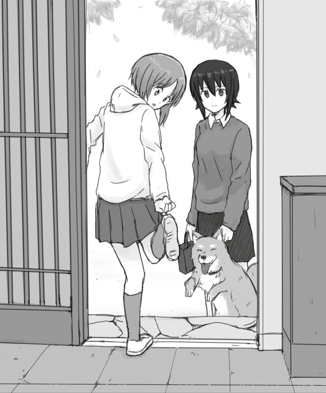 nishizumi-miho-and-nishizumi-maho-girls-und-panzer-drawn-by-mutsu-layergreen-1c4da75150777cc94a71