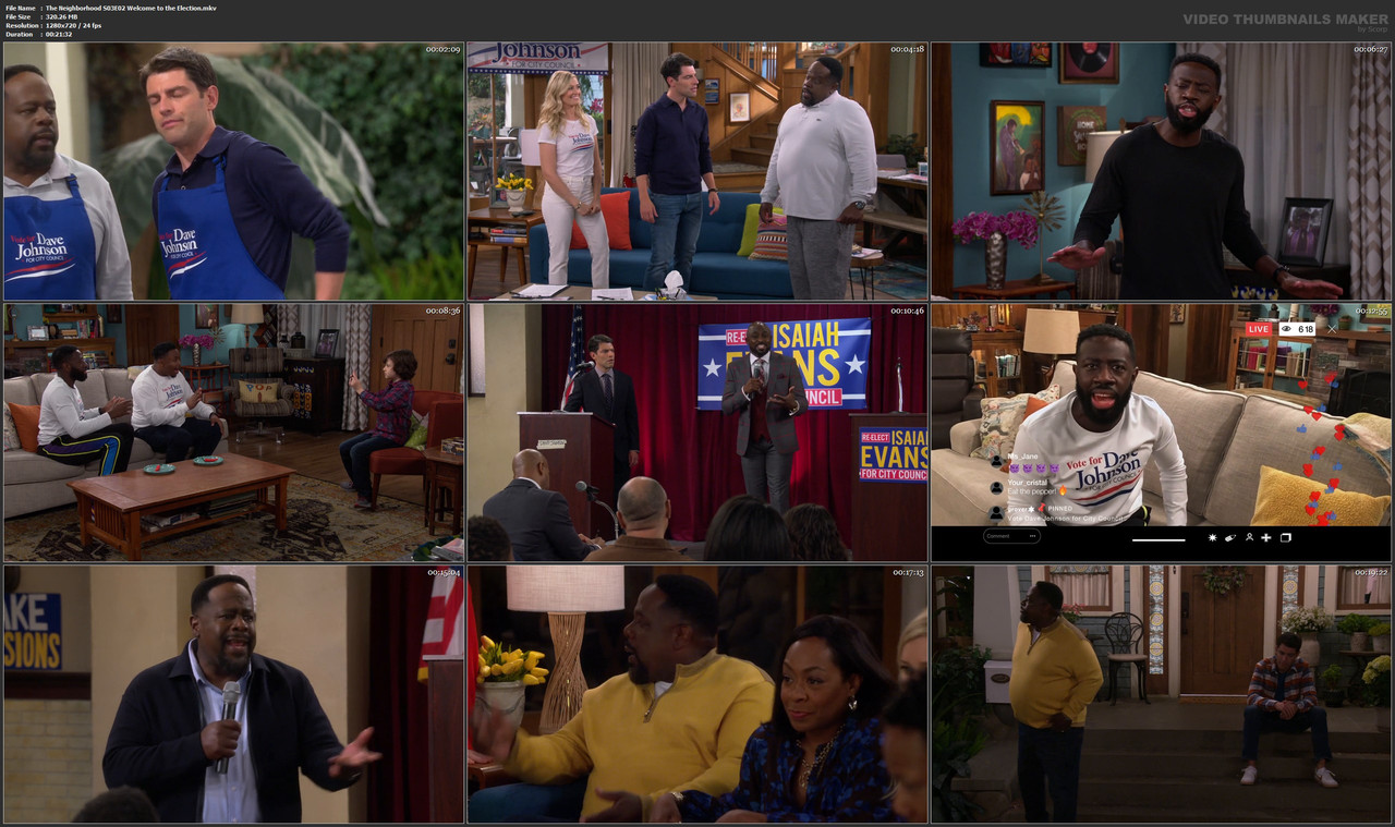 The Neighborhood S03E02 Welcome to the Election.mkv