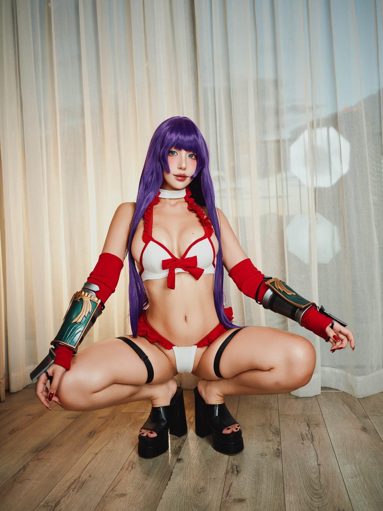 Puy Puy – 玛尔达 Martha Summer Cosplay 写真视频（96P+3V-4.56GB）FGO插图9