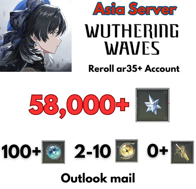 [ASIA] Wuthering Waves Reroll Account