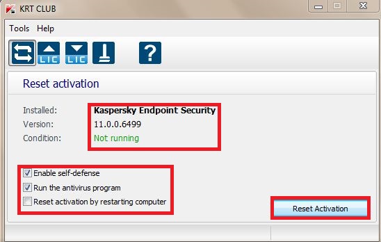 Kaspersky Endpoint Security Reset KRT (M)