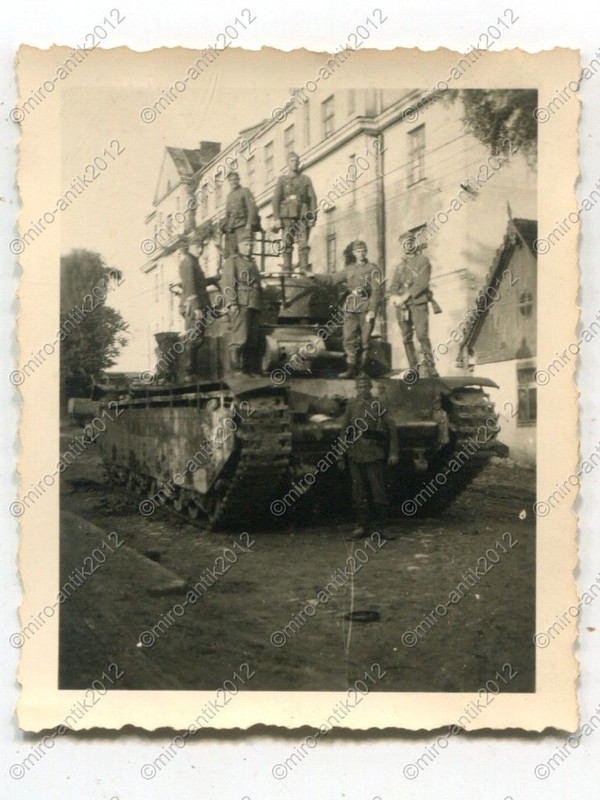 Foto, Wehrmacht, zerstörter russischer schwerer 