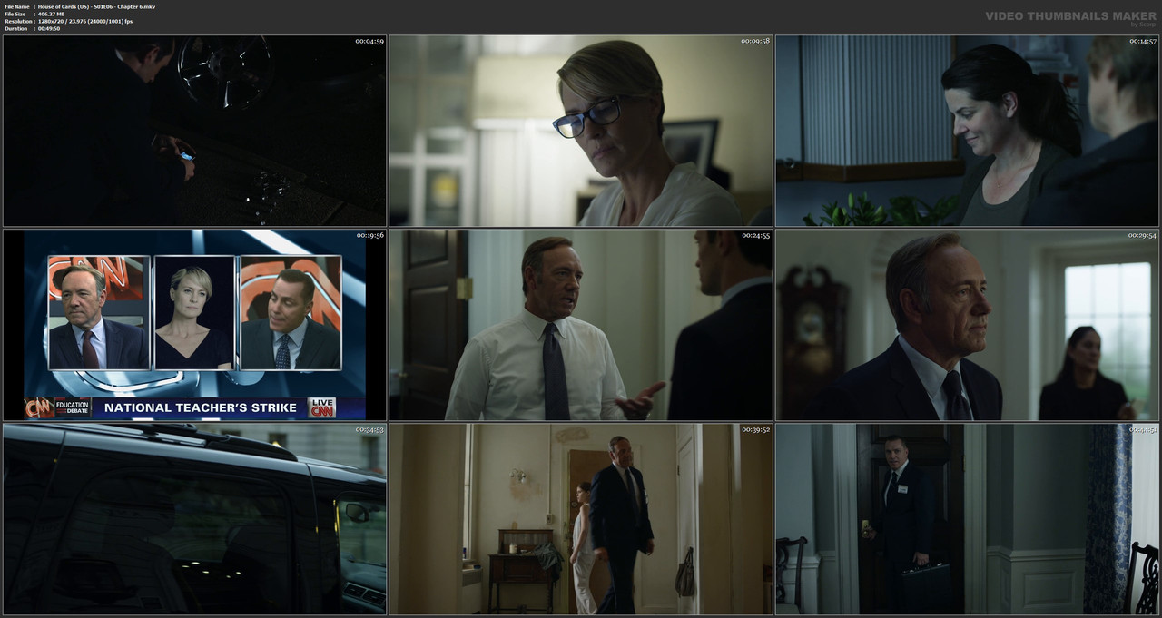 House of Cards (US) - S01E06 - Chapter 6.mkv