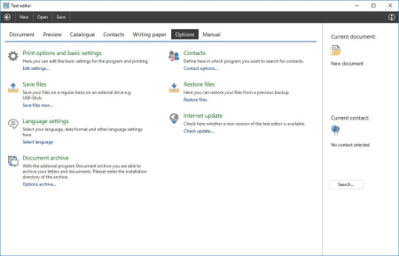 Softwarenetz Text editor 1.29 Multilingual