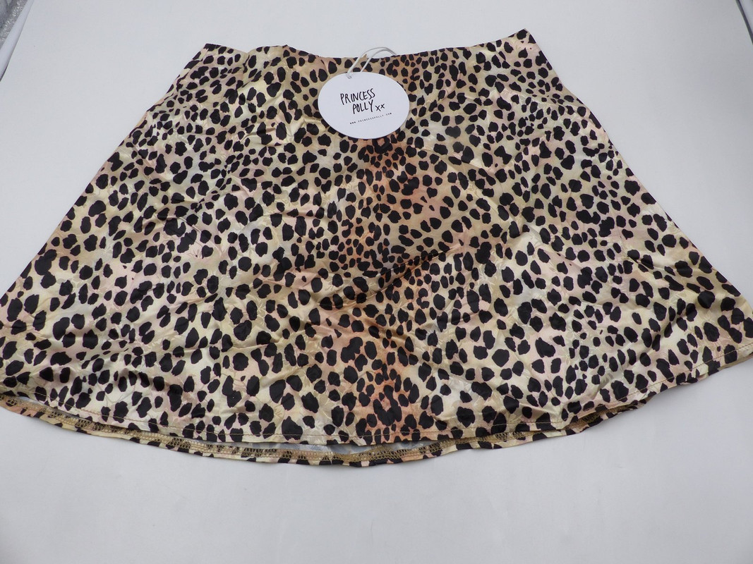 PRINCESS POLLY JEMIMA GRACE MINI SKIRT LEOPARD PRINT WMNS 8 437633