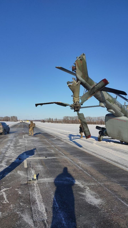 1020 Mi-8MTV-5 transport helicopter dam 17 01 24