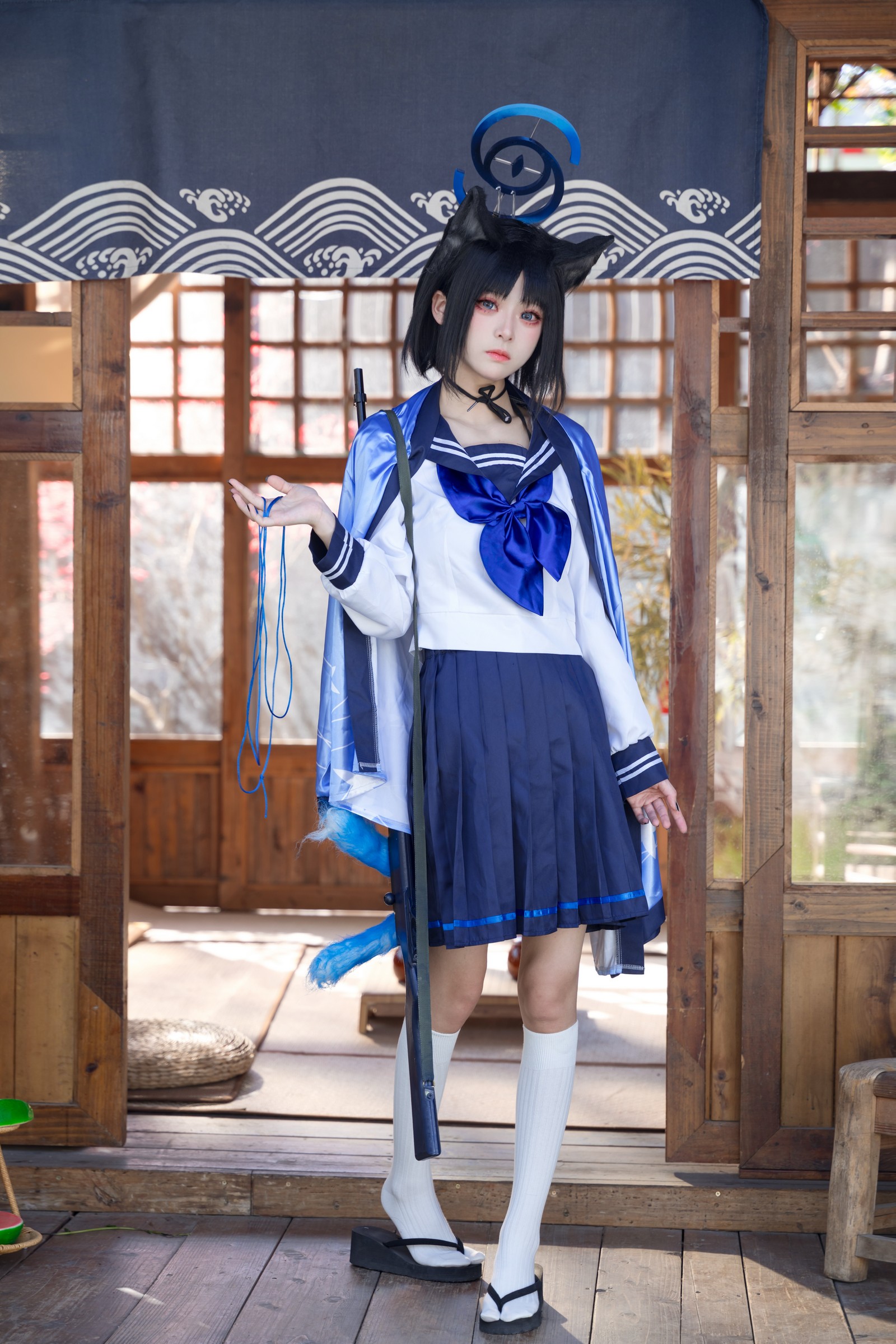 九柒喵 – 桐生桔梗 Cos 高清大合集（88P-470MB）和风旗袍写真插图6