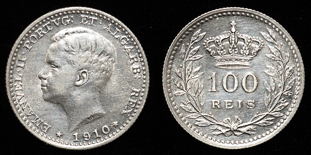 Las monedas de plata portuguesas de 100 y  500 reis (1836-1910) PAS6690b