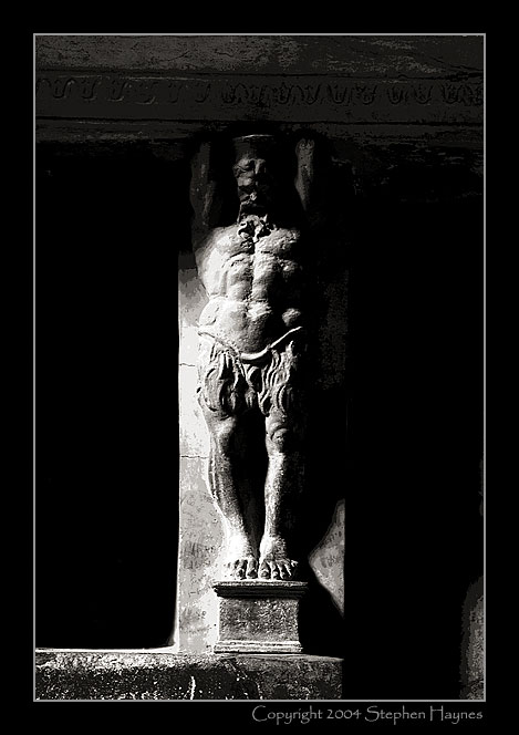 The baths in Pompeii photographed solely