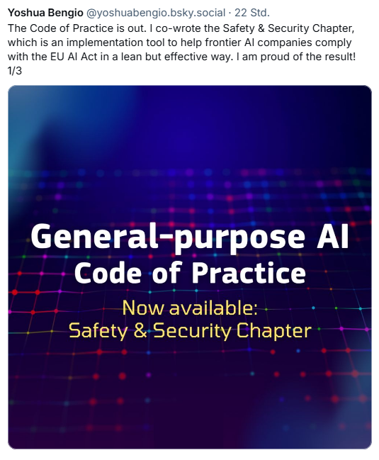 EU AI code of practice