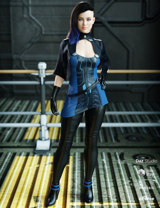 dForce Sergeant Master Outfit for Genesis 8 Female(s) dForce Sergeant Master Outfit for Genesis 8 Female(s)