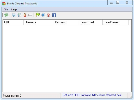 SterJo Chrome Passwords 1.5