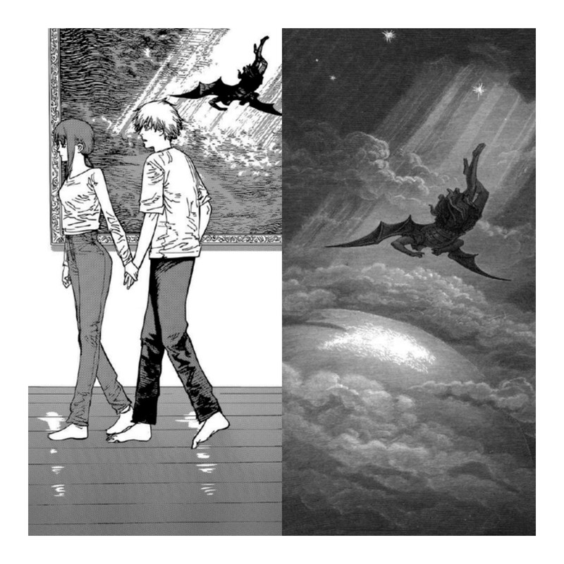 Satan falling