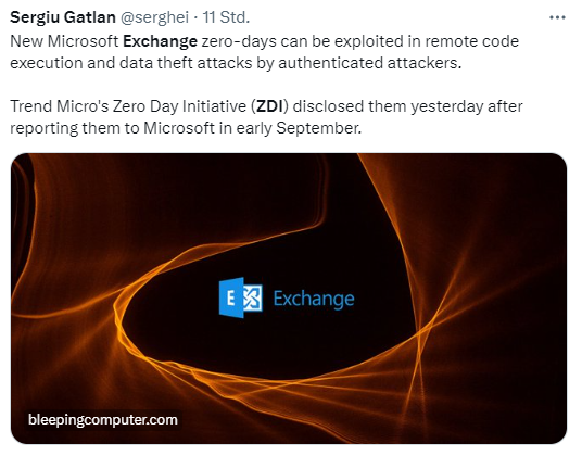 Microsoft Exchange Vulnerabilities