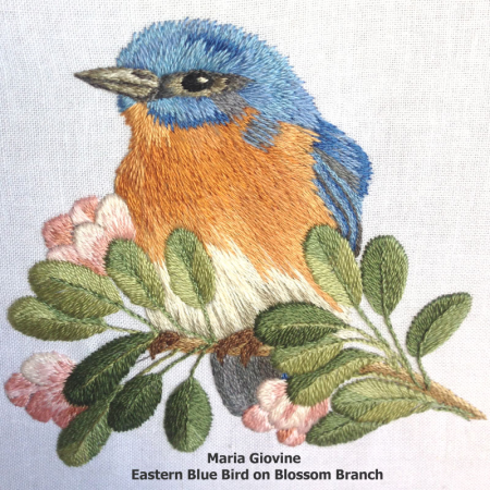 Paint with thread: paint a beautiful bird with a natural-looking effect using hand embroidery Paint with thread: paint a beautiful bird with a natural-looking effect using hand embroidery
