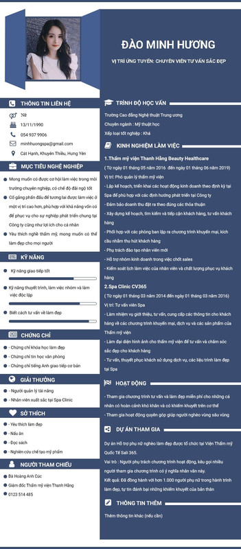 bản cv xin việc hay