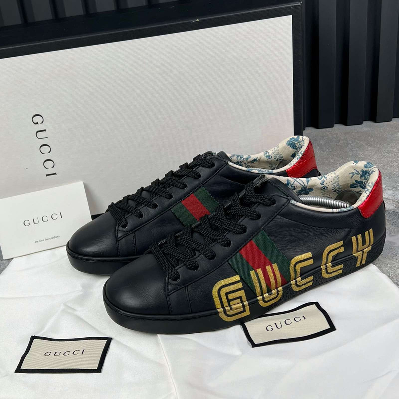 GUCCI  クイアーコア ブローグシューズ。 中古・古着通販】GUCCI (グッチ) Queercore/ブローグシューズ ブラック