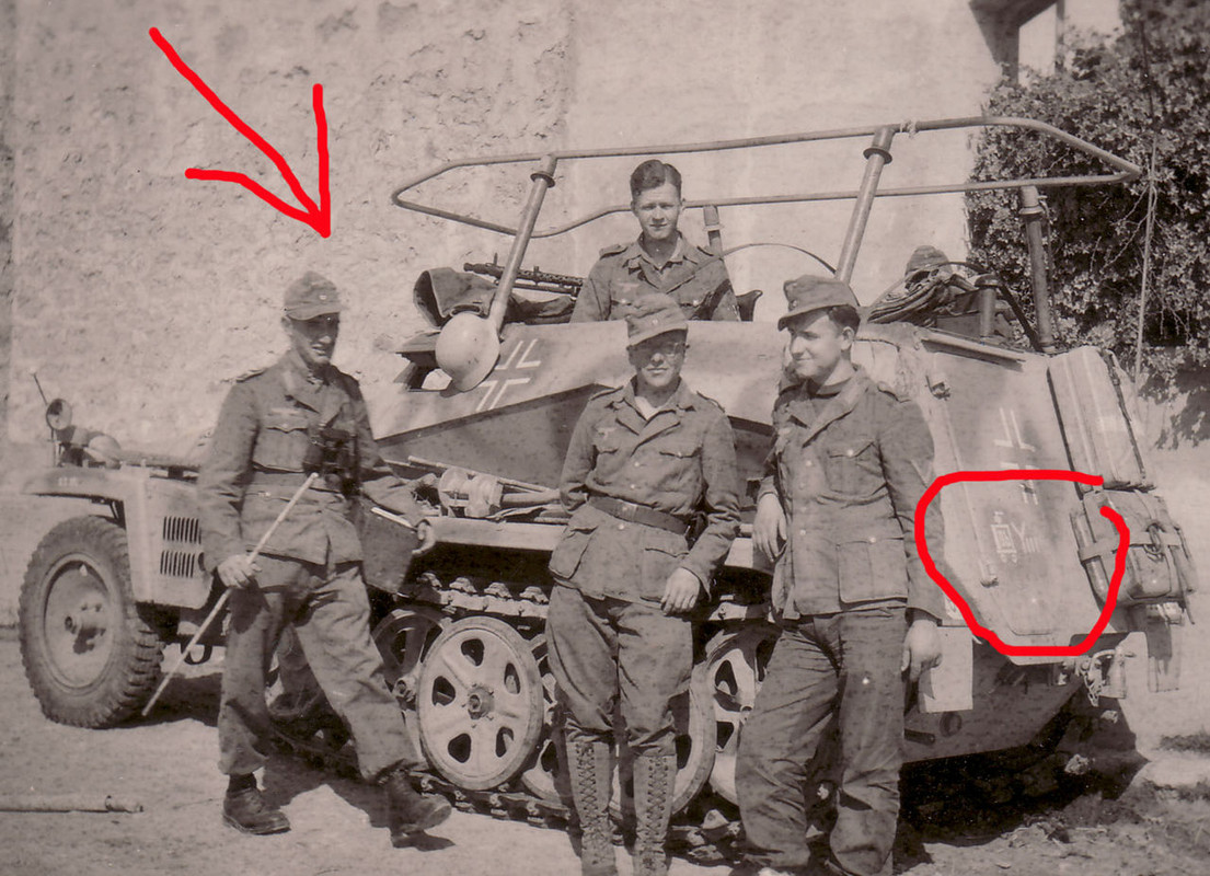 SPW StuG Sturmgeschütz Afrika DAK Kennung