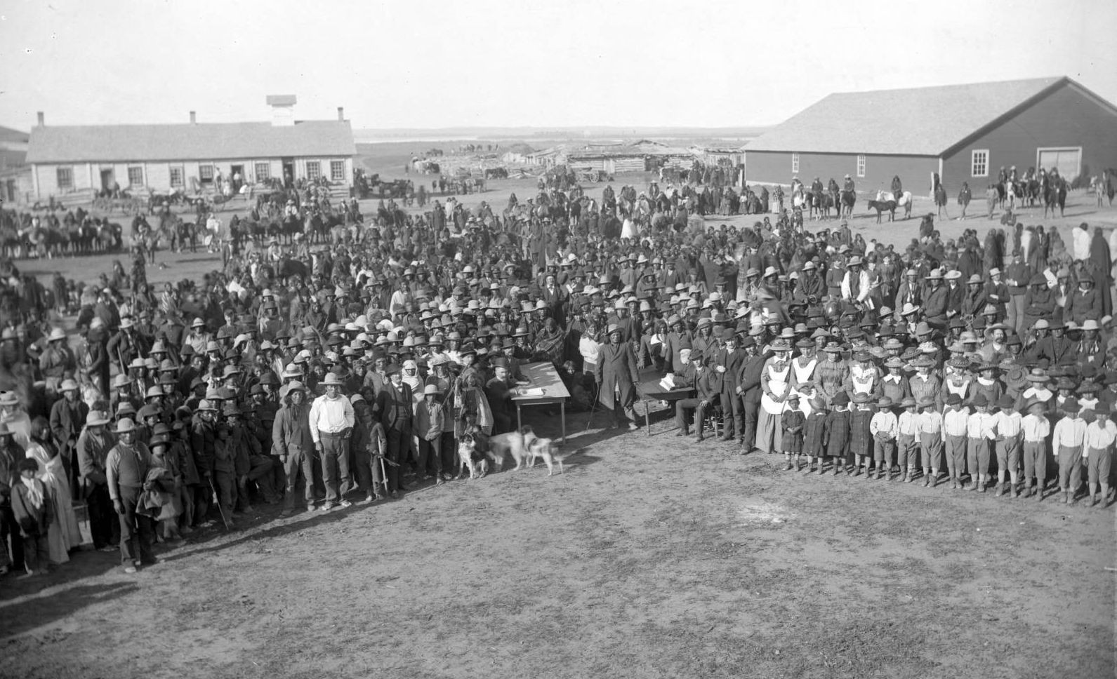 Standing Rock Census taking 1885 — Postimages