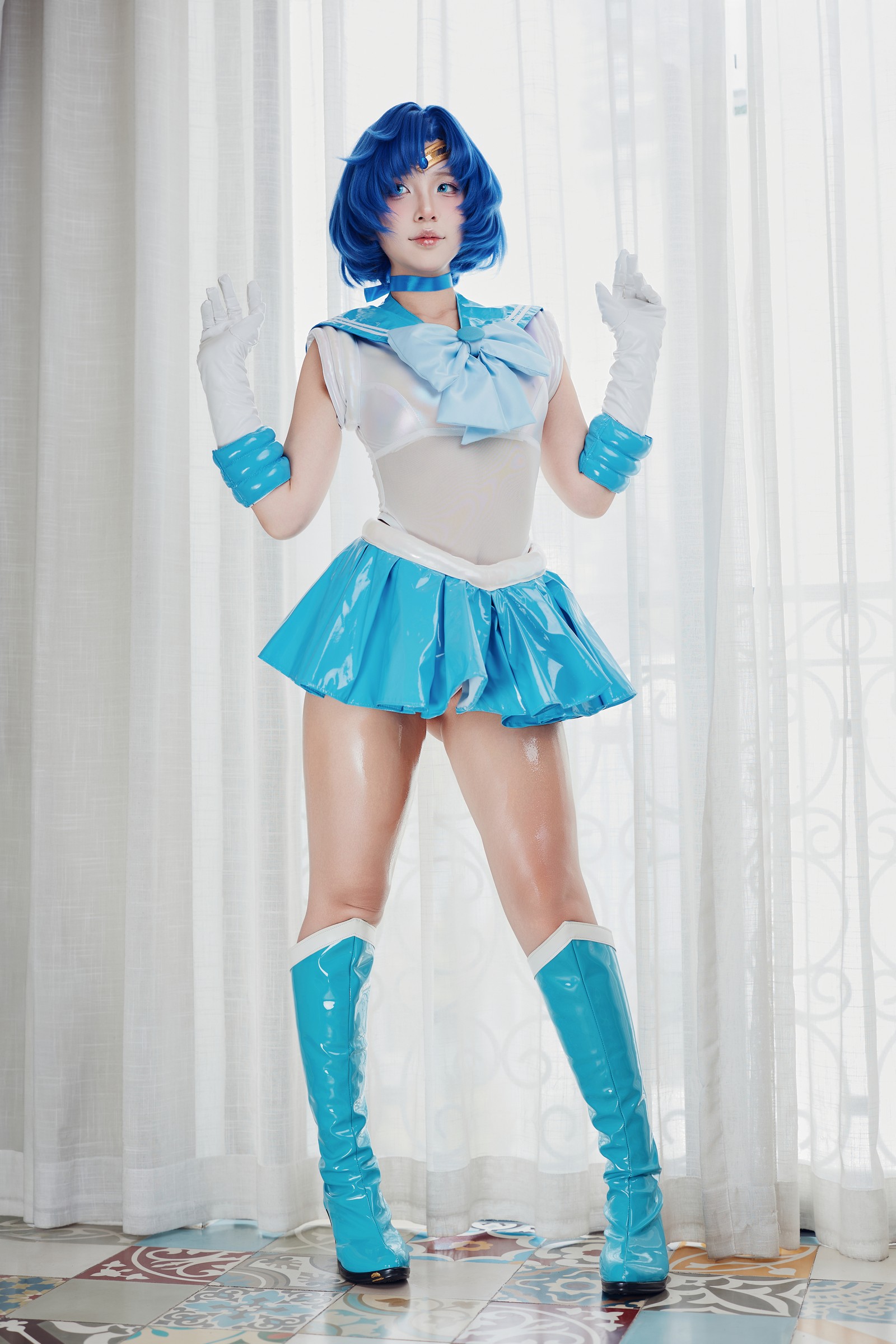 Puy Puy – Sailor Mercury 水手水星 Cosplay 写真（288P+10V-2.26GB）美少女战士插图3