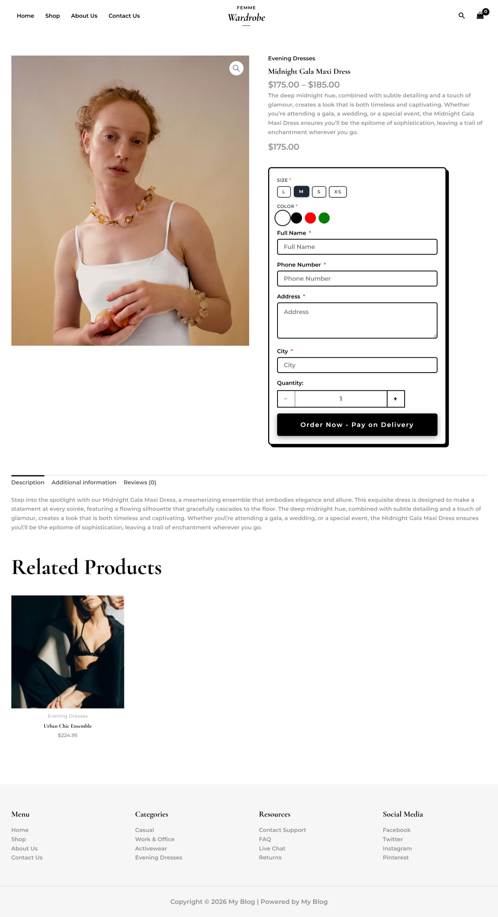 COD Checkout Pro Form