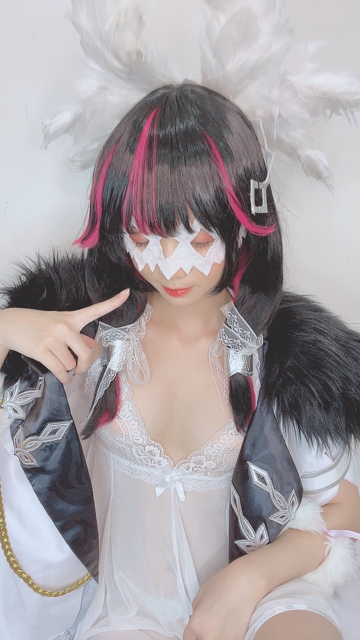 PoppaChan Columbina Cosplay Set (Genshin Impact Fatui) – 146 Photos 346MB插图6