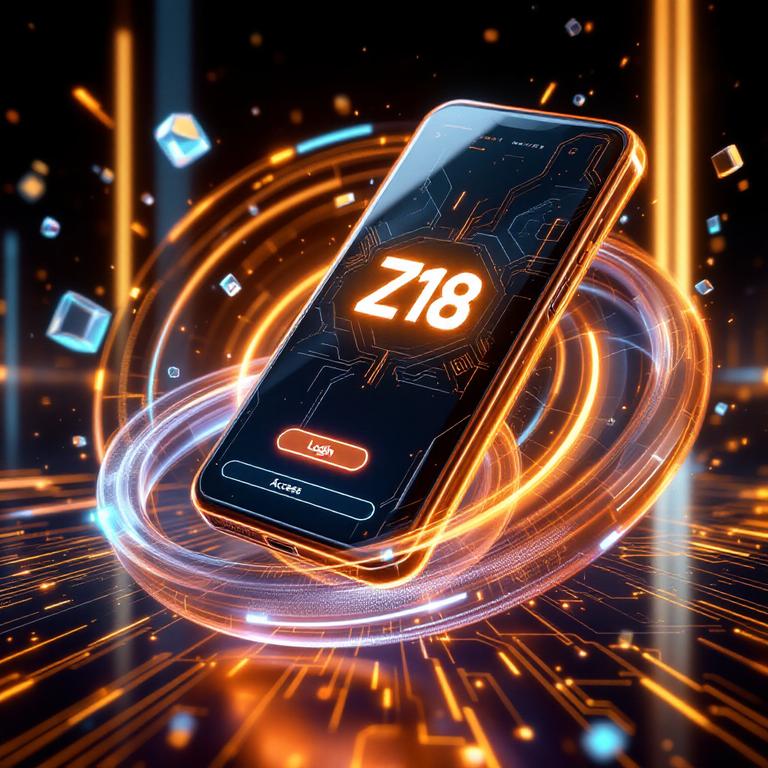 Banner Aplikasi Z18 dengan akses permainan digital