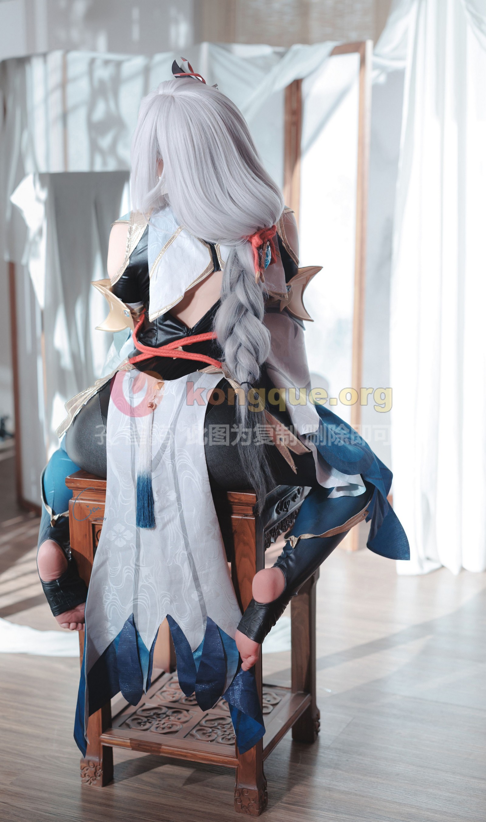 Cien恩恩 原神 申鹤 Cosplay 写真合集｜角色还原高清大图（31P｜89MB）插图4