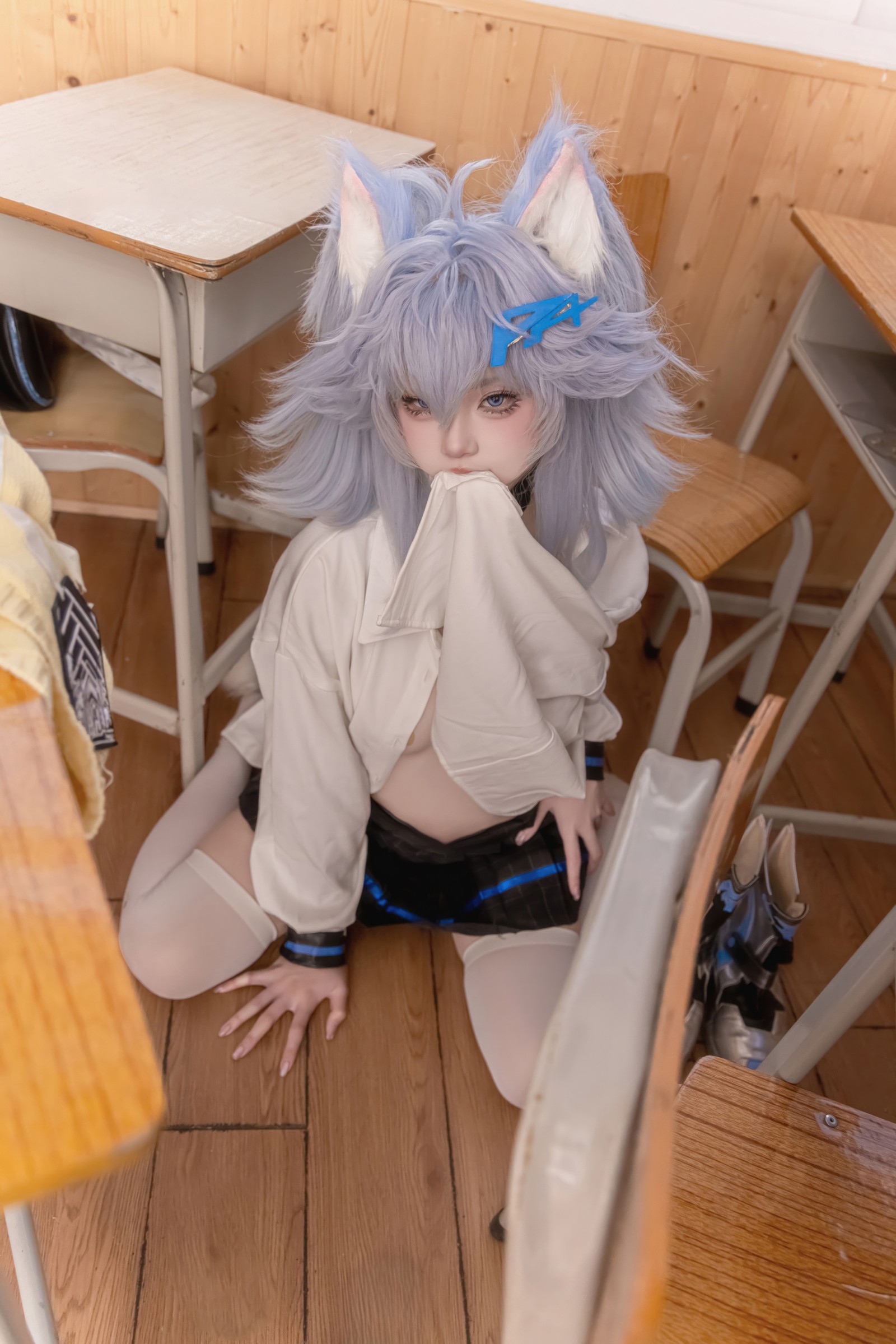 纸悦Etsu_ko《少女前线 PA-15》高校心跳物语 Cosplay 套图[51P-385M]插图9