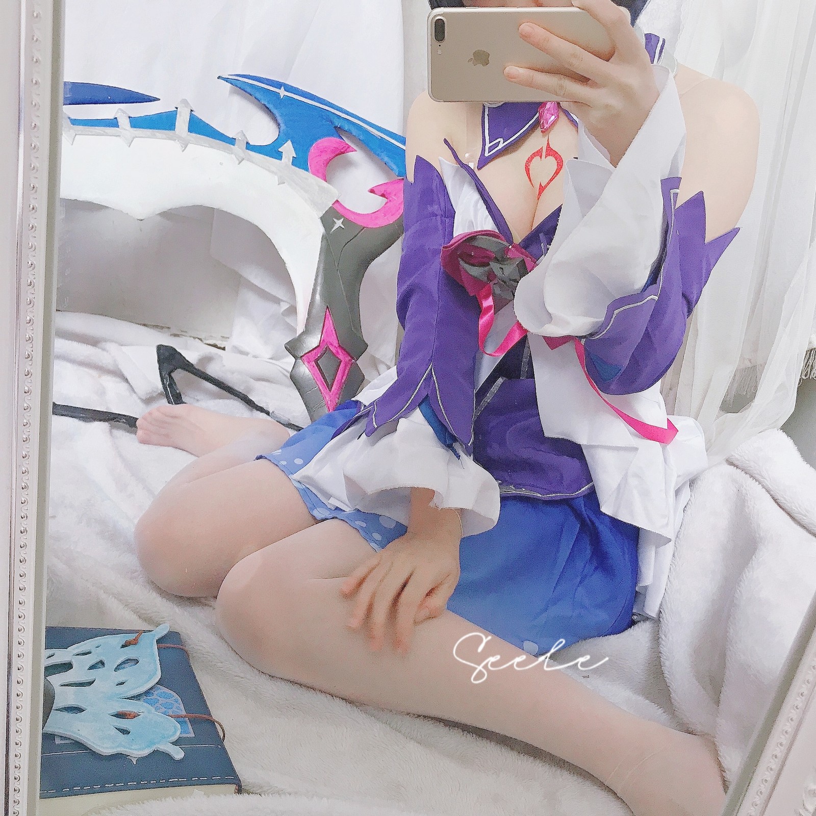 Seele麦麦希儿幻海梦蝶写真集｜梦幻蓝色系高清图集（168P-229.3M）插图