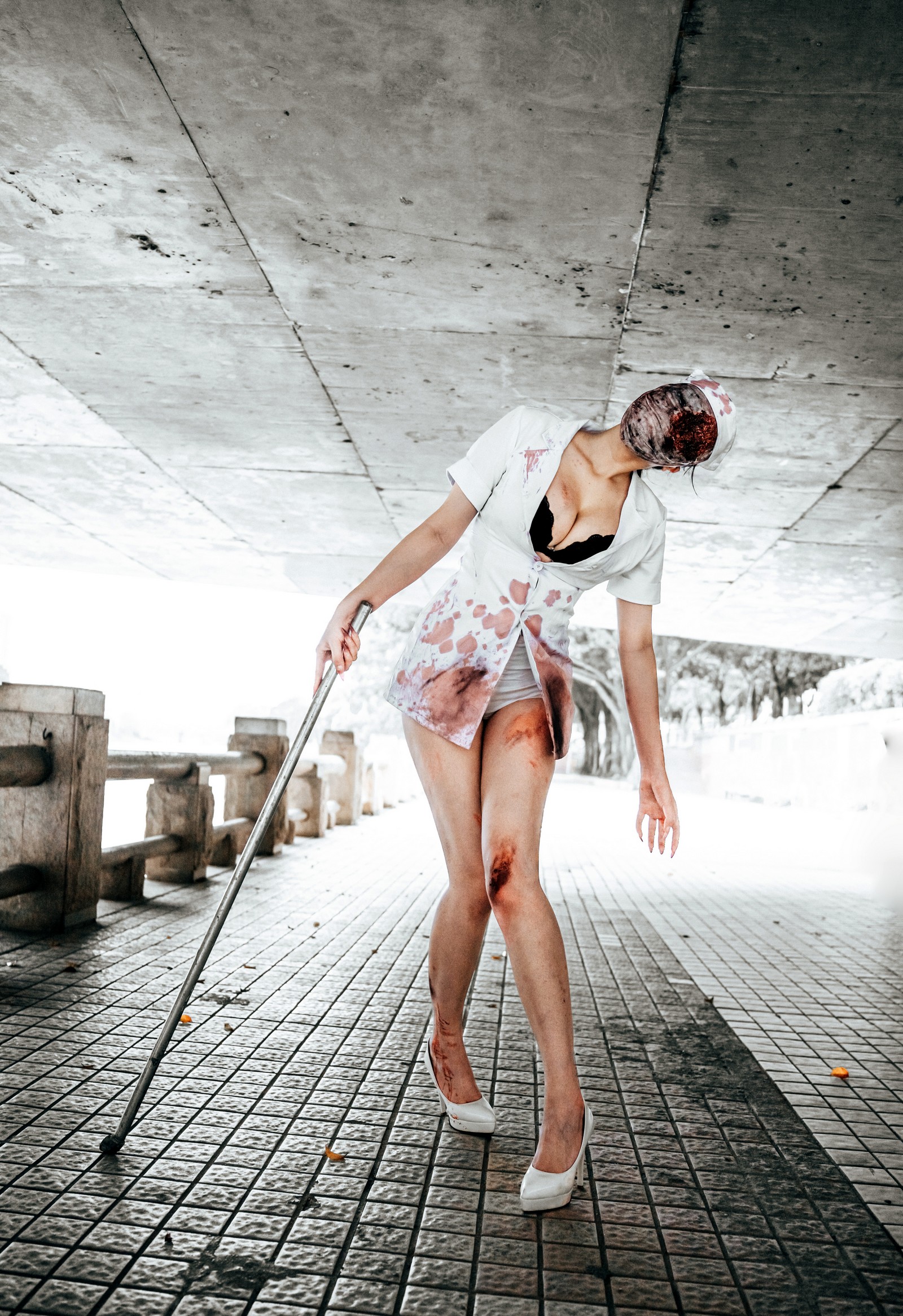 兔胖胖min – 寂静岭 丧尸护士 Cosplay 高清写真集（41P-249MB）恐怖题材插图9