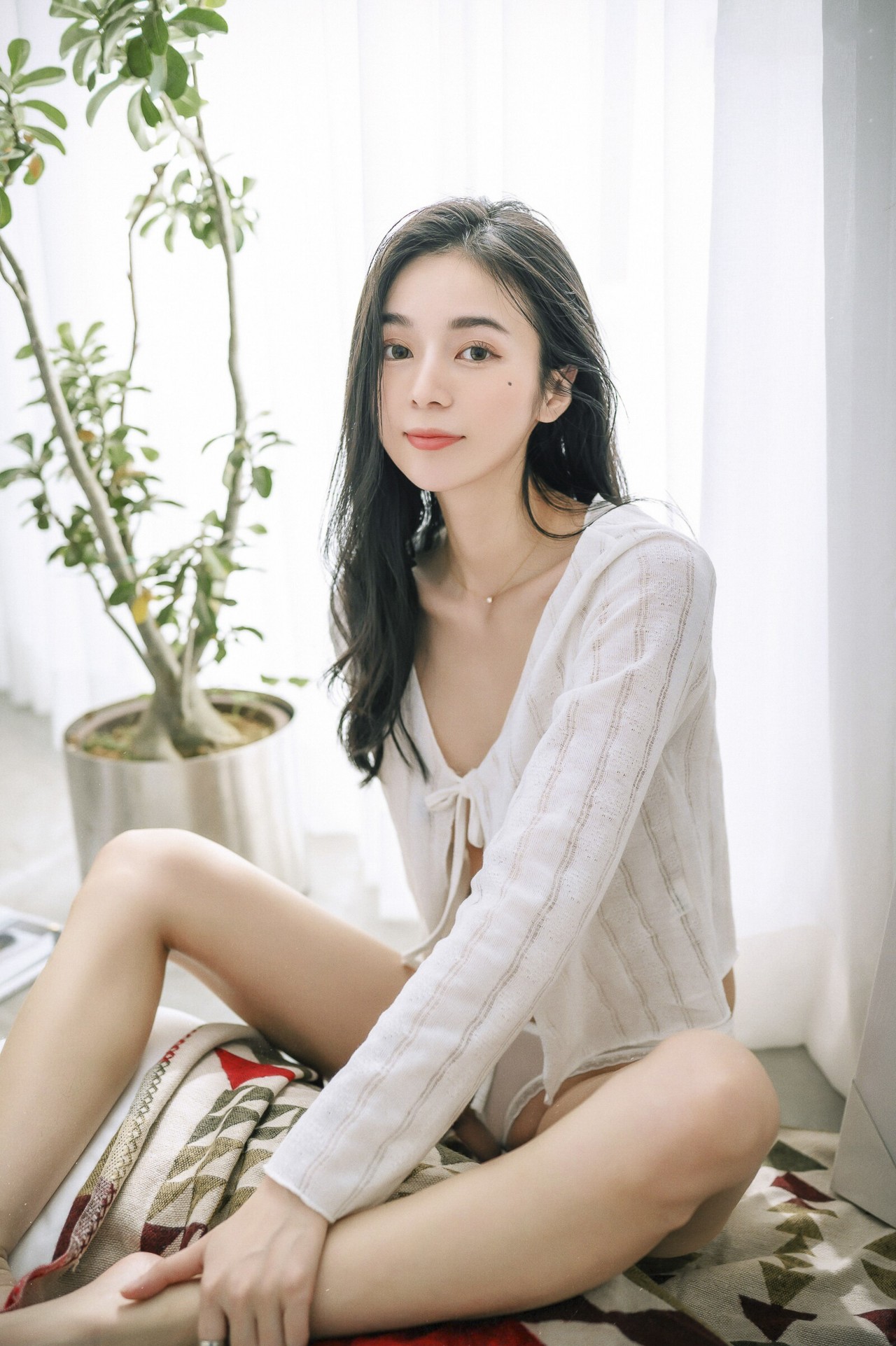 JVID辰辰《妖精女友》写真照，内裤，慵懒与性感美图插图6