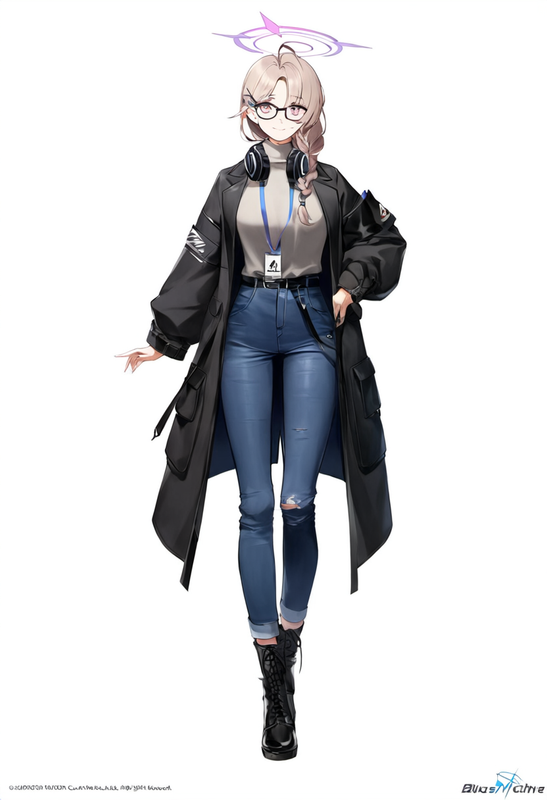 1 girl, aged up, {milf}, kotama (blue archive), light brown hair, purple eyes, s s-2773889477