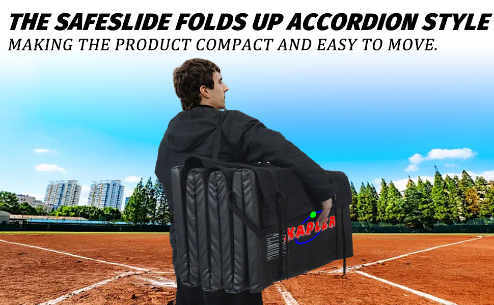 Softball Slide Trainer 10x3.6ft 10x3.6ft Baseball Sliding Mat - Foldable Training Mat For Youth Baseball & Softball Practice Slip And Slide Baseball